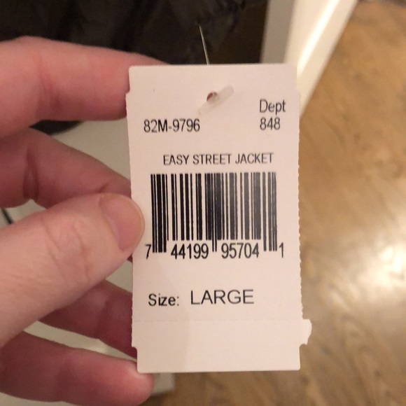 BlankNYC Denim Matte Funnel Neck Windbreaker NWT - Picture 6 of 7